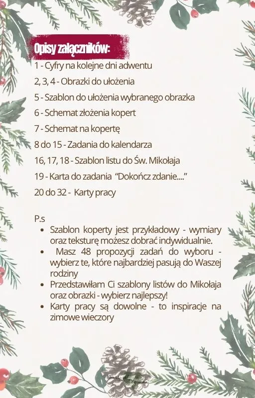 Kalendarz adwentowy + audiobajka
