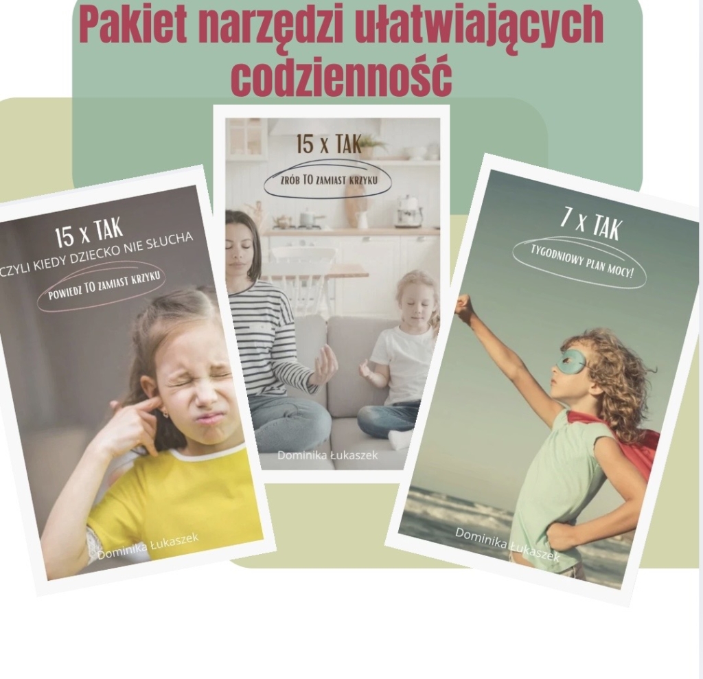 15 x TAK  Zestaw narzędzi dla rodzica i dziecka